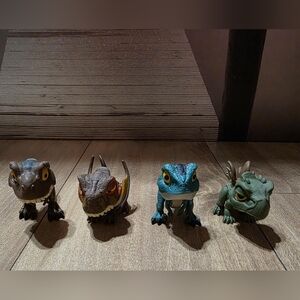 Charming Brown and Blue Toy Set Dino Jurassic